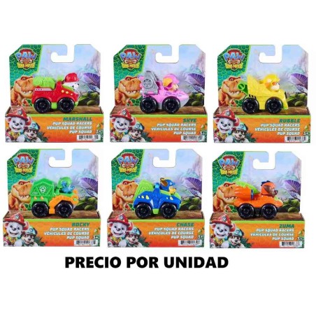 PAW Vehículo Pup Squad Racers Dino Surti
