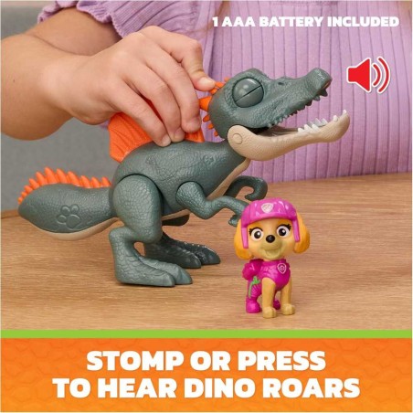 PAW Dino Rugiente + Figura Skye