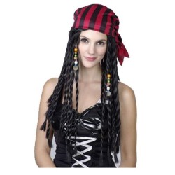 peluca pirata con pañuelo