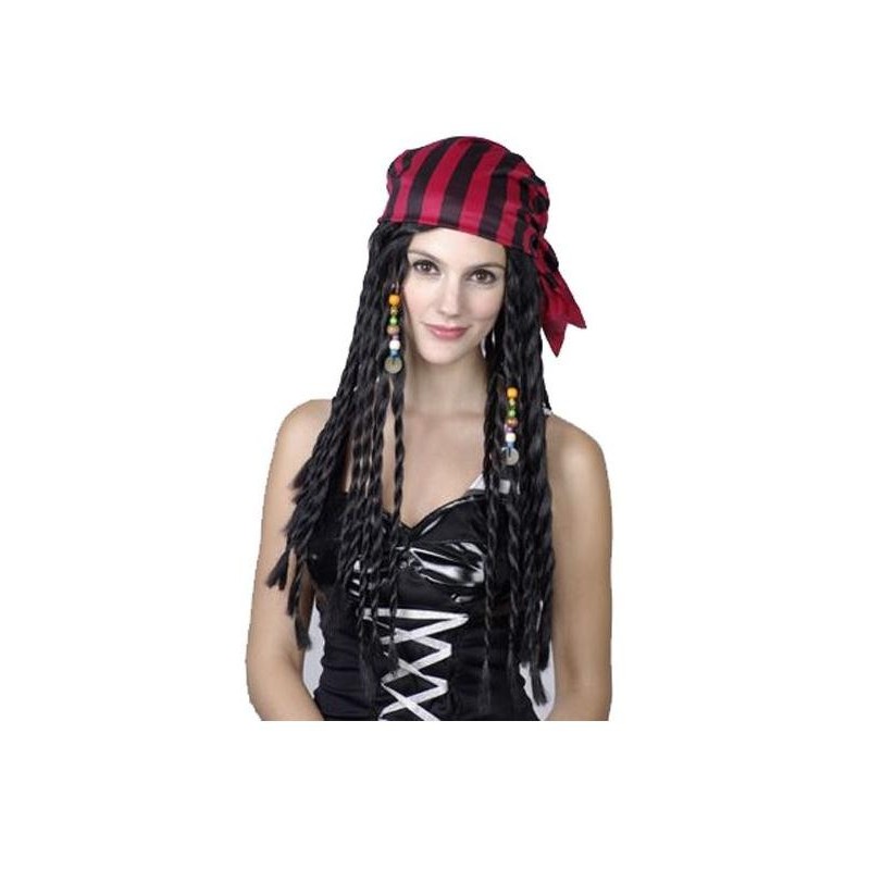 peluca pirata con pañuelo