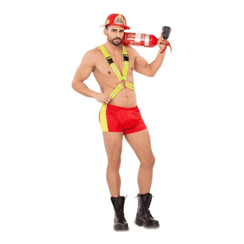 Disfraz Bombero adulto XL