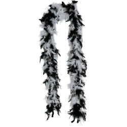  Boa Bicolor Nagra Blanca Plumas 45 g