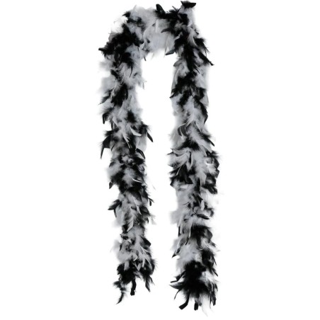  Boa Bicolor Nagra Blanca Plumas 45 g