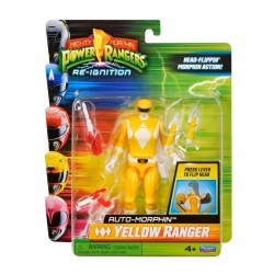 Figura Power Ranger Auto Morphin Amarill