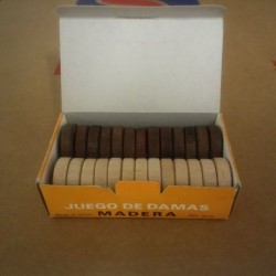 JUEGO DE DAMAS MADERA