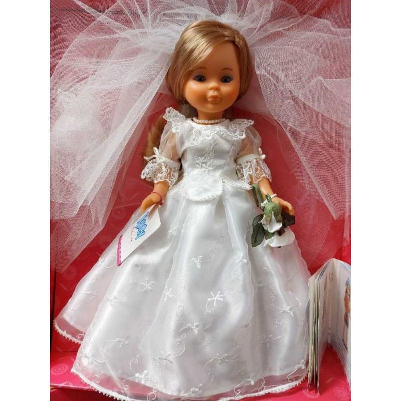 MUÑECA NANCY NOVIA CAJA ROSA DESCATAGOGA