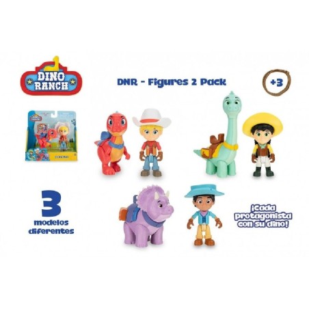 DINO RANCH PACK 2 FIGURAS SURTIDO