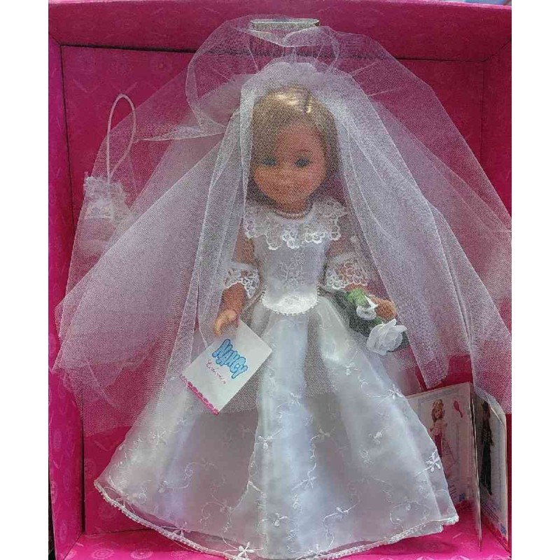 MUÑECA NANCY NOVIA CAJA ROSA DESCATAGOGA