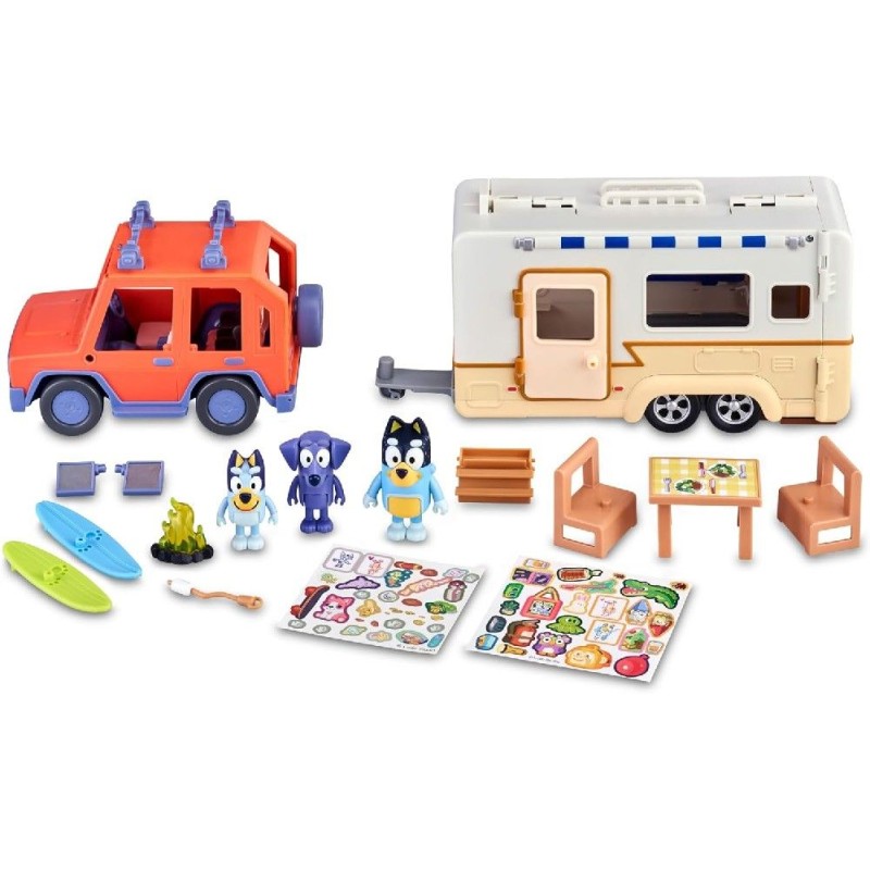 BLUEY - SET FAMILY CRUISER + CAMPERVAN