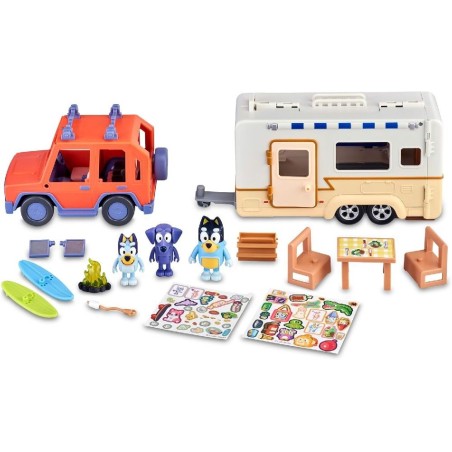 BLUEY - SET FAMILY CRUISER + CAMPERVAN