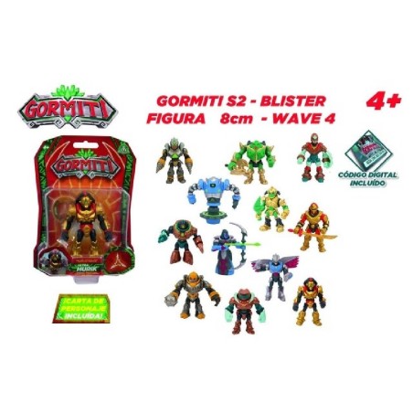 GORMITI S2 - BLISTER FIGURAS 8 CM  - WAV