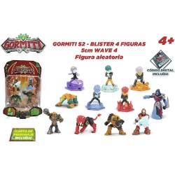 GORMITI S2 - BLISTER 4 FIGURAS 5 CM - WA