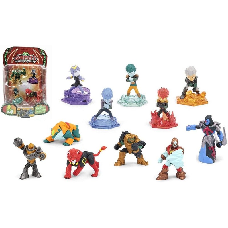 GORMITI S2 - BLISTER 4 FIGURAS 5 CM - WA