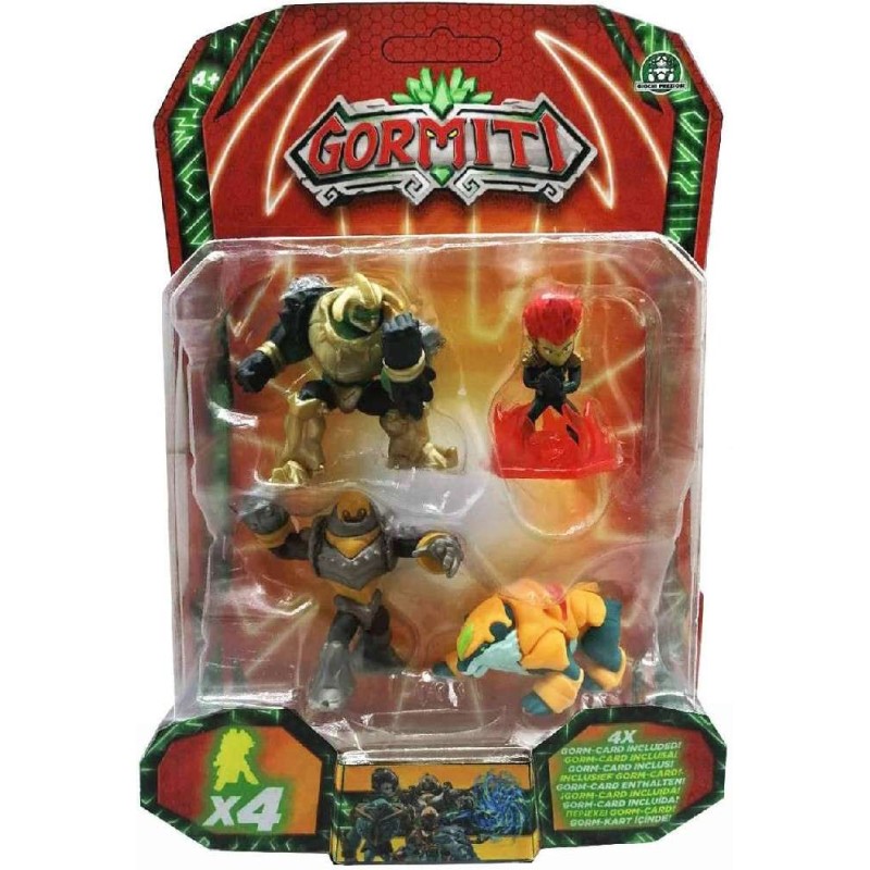 GORMITI S2 - BLISTER 4 FIGURAS 5 CM - WA