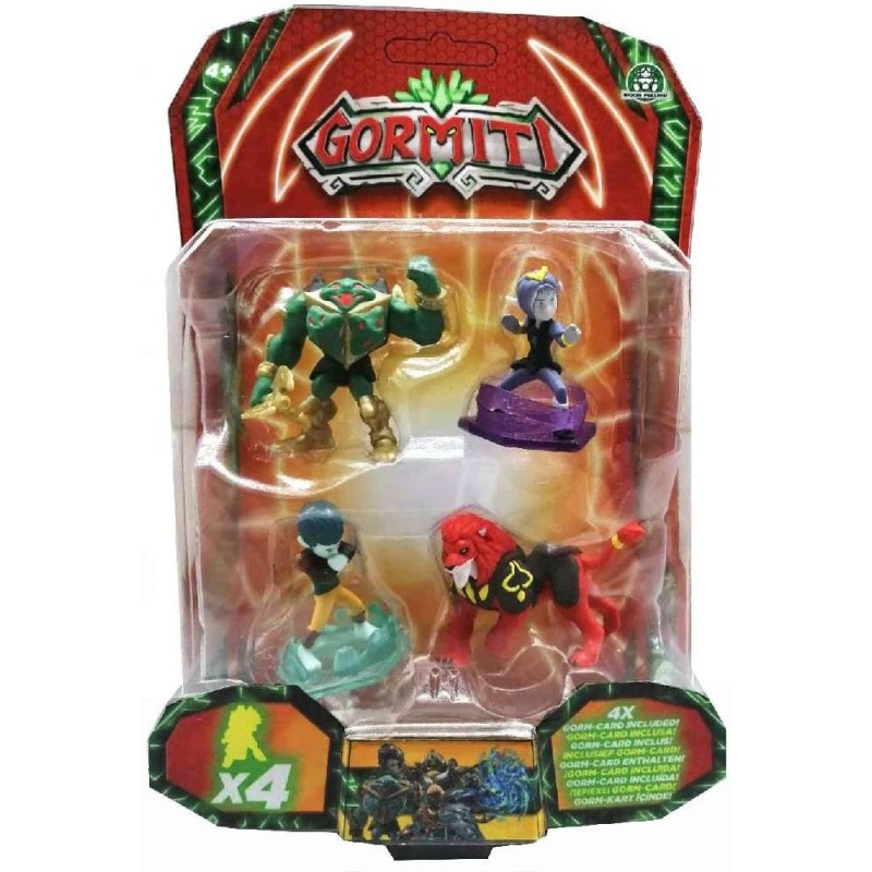 GORMITI S2 - BLISTER 4 FIGURAS 5 CM - WA