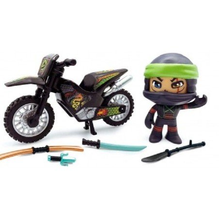 PINYPON ACTION, NINJA CON MOTO