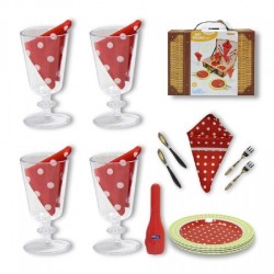 SET DE PICNIC 21 EN MALETIN PIEZAS