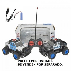 COCHE PICK UP POLICA R/C 1:22 CARGADOR U