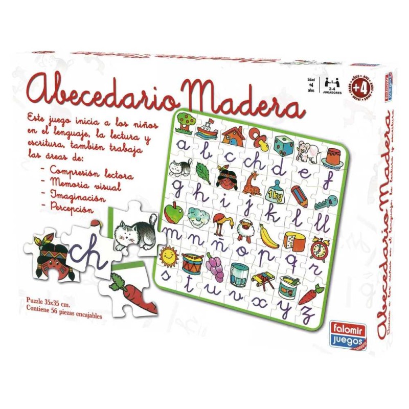 ABECEDARIO PUZZLE MADERA EDUCATIVO