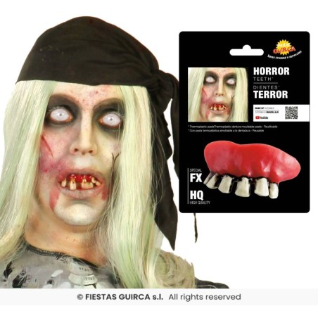 DIENTES ZOMBIE CON TERMOPLASTICA