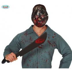 MASCARA Y MACHETE DE 54 CMS.