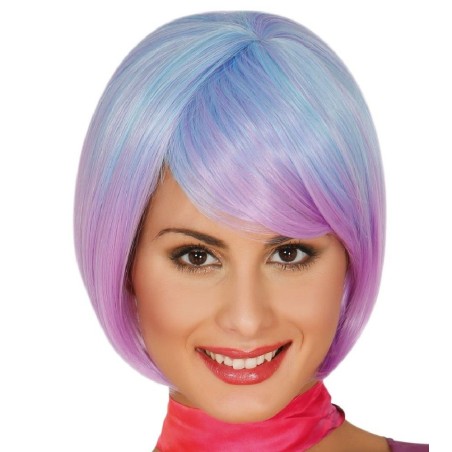 PELUCA MELENA AZUL LILA EXTRA