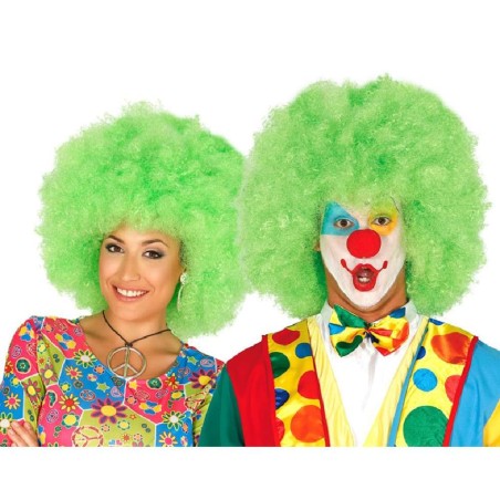 PELUCA AFRO VERDE EXTRA