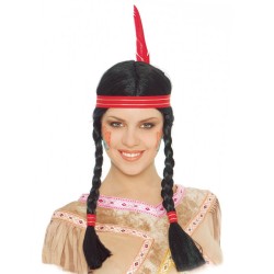 PELUCA INDIA CON PLUMA