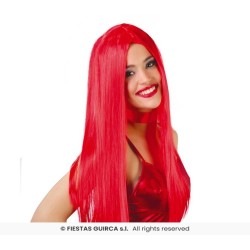 PELUCA MELENAS ROJA 2