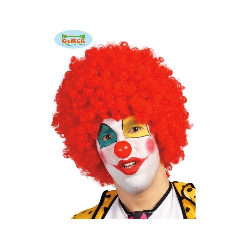 PELUCA AFRO RIZADA ROJA GRANDE