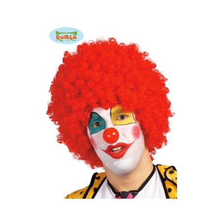 PELUCA AFRO RIZADA ROJA GRANDE