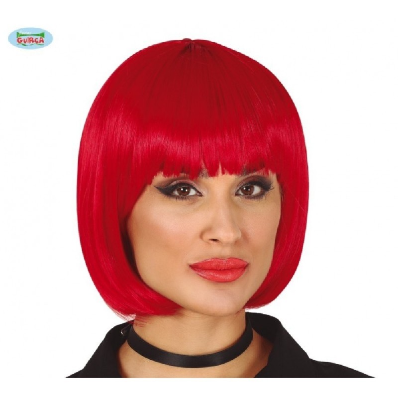 PELUCA MEDIA MELENA ROJA EN CAJA ALTA CA