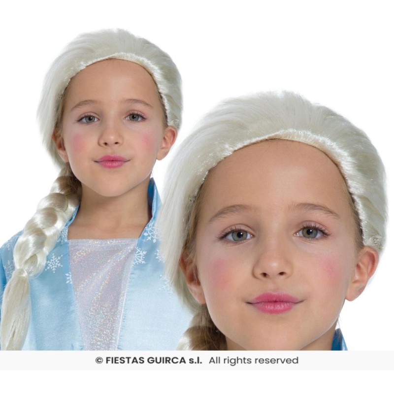 PELUCA PRINCESA ESCARCHADA FROZEN NIÑA