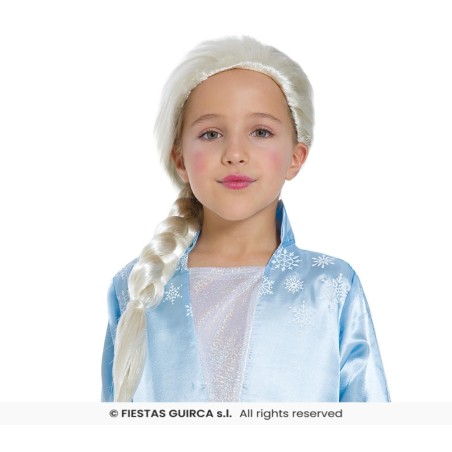 PELUCA PRINCESA ESCARCHADA FROZEN NIÑA