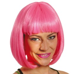 PELUCA ROSA CORTA 2