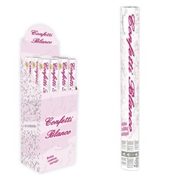 CAÑON CONFETTI BLANCO 50CM