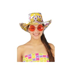 SOMBRERO VAQUERO HIPPIE FLORES