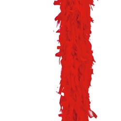BOA PLUMA ROJA     1,80 MTS.(40 GRAMOS)