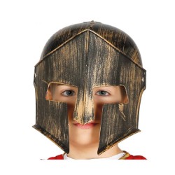 CASCO ESPARTANO ORO INFANTIL