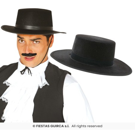 SOMBRERO CORDOBES NEGRO