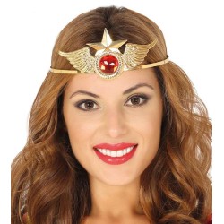 DIADEMA METAL MUJER MARAVILLA HEROINA