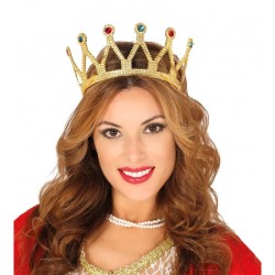 DIADEMA CORONA REINA ORO