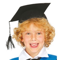 BIRRETE FIELTRO ESTUDIANTE INFANTIL (GRA