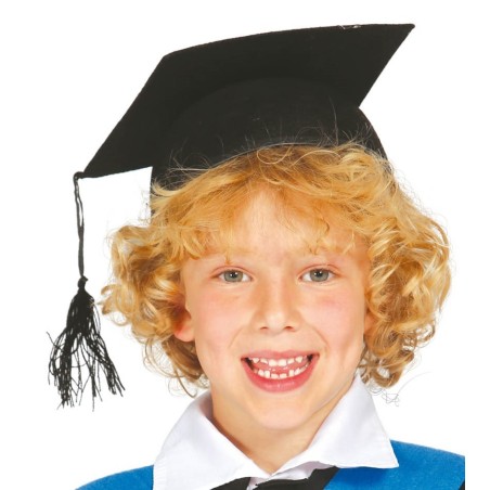 BIRRETE FIELTRO ESTUDIANTE INFANTIL (GRA