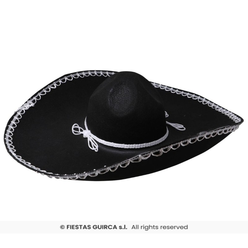 SOMBRERO MEXICANO FIELTRO 55CM