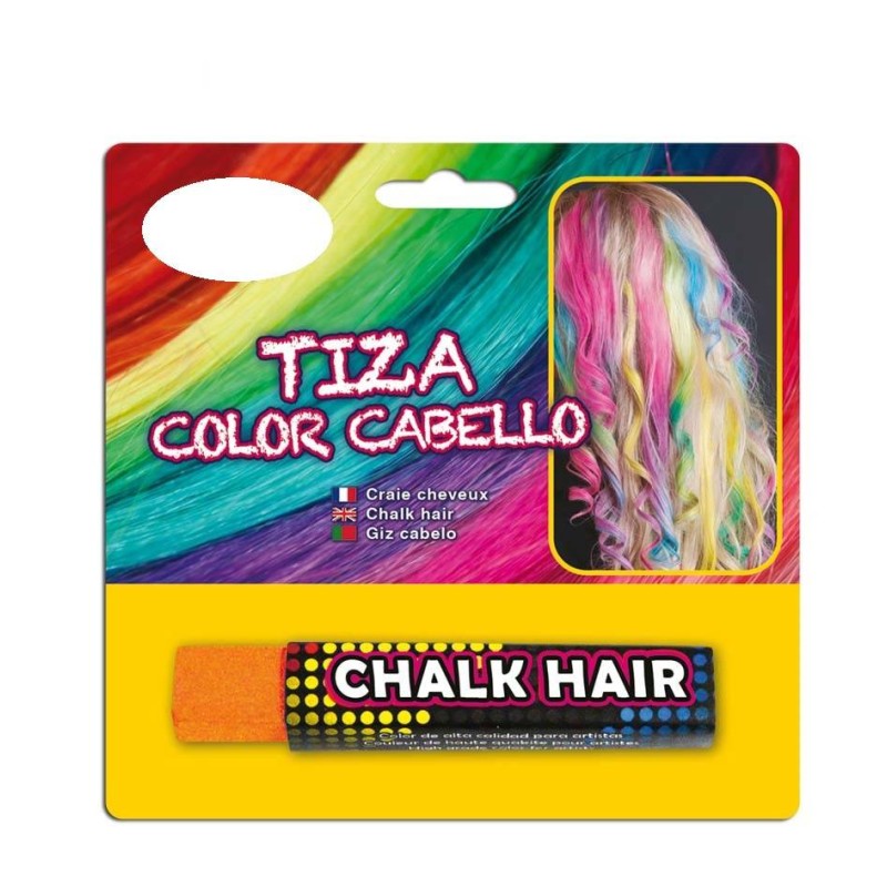 TIZA CABELLO NARANJA