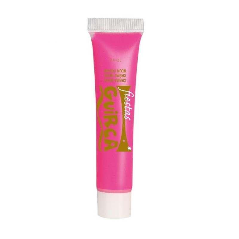 MAQUILLAJE EN TUBO DE CREMA ROSA NEON - 