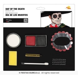 SET MAQUILLAJE `DIA DE LOS MUERTOS`