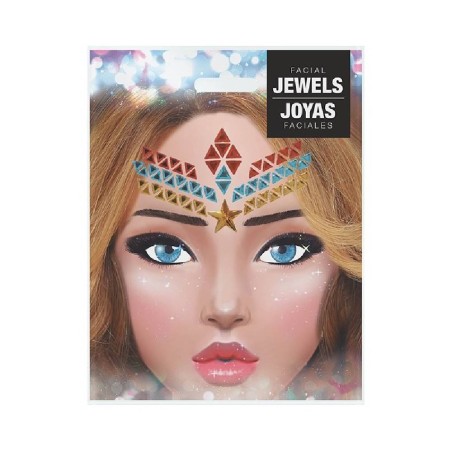 JOYAS FACIALES ADHESIVAS SUPER HEROINA