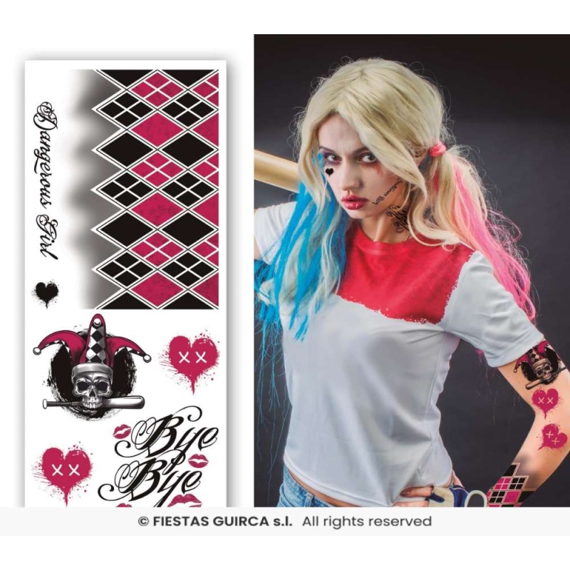TATUAJES DANGEROUS HARLEY VILLANA 30 X 1